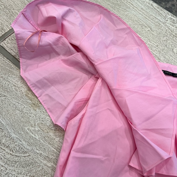 ZARA Pink Ruffled Blouse - Picture 5 of 8